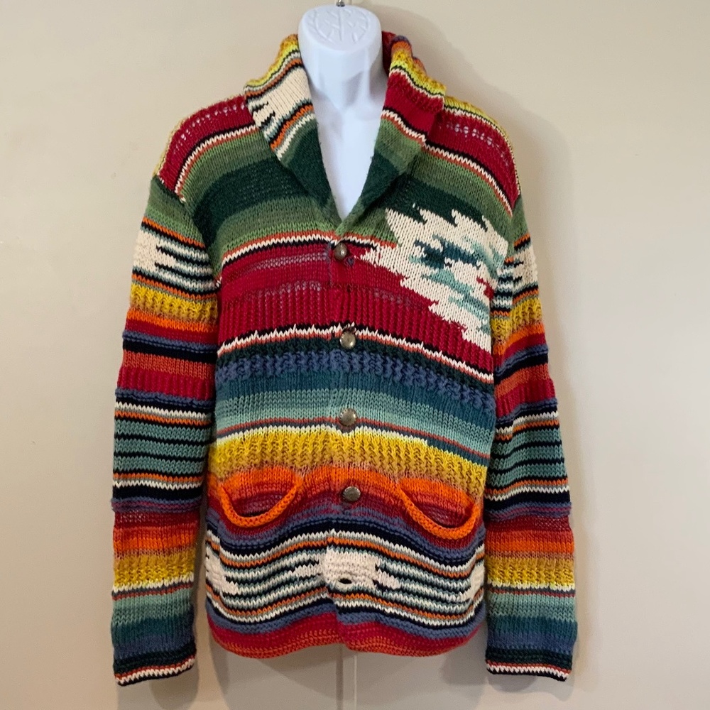 Vintage Polo by Ralph Lauren  Hand-knit Sweater - Picture 7 of 9